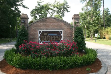 The Bluffs Subdivision Sign